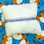 Bracelets en Perles Bleues - Blanches